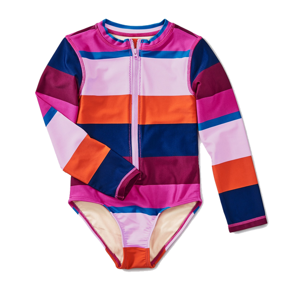 Cabana Stripe One Pc Rashguard