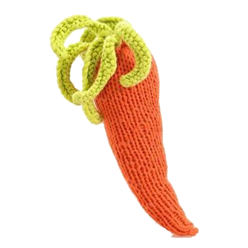 Carrot Veggie Rattle