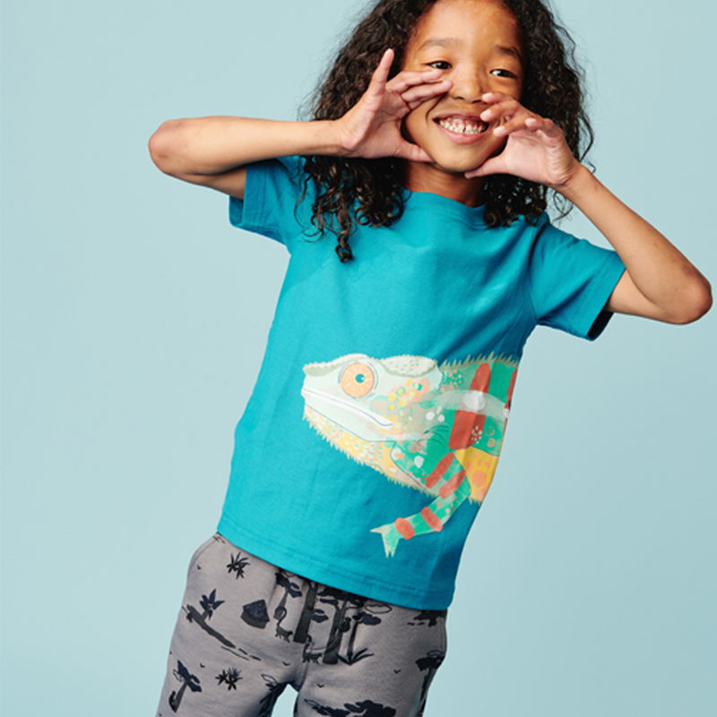 Panther Chameleon Graphic Tee