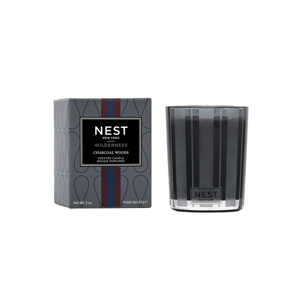 Charcoal Woods Votive Candle