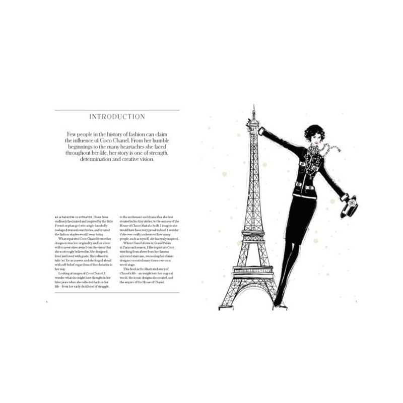 Coco Chanel The Illustrated World of a Fashion Icon - Book