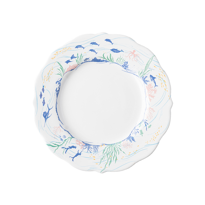 Dinner Plate Country Estate Seaside Melamine
