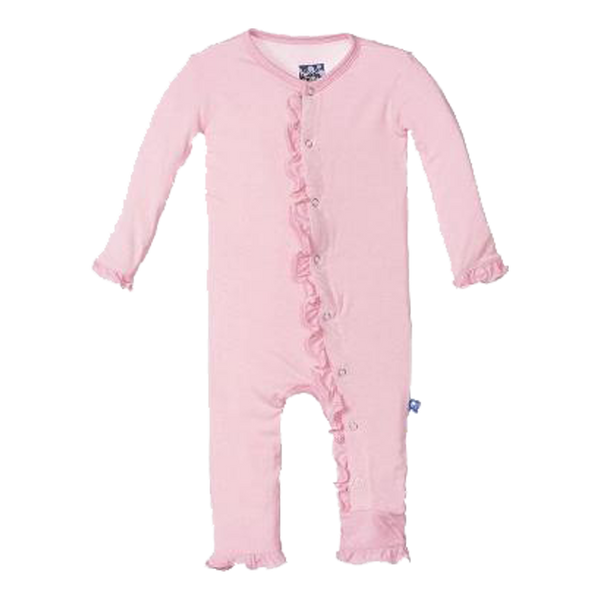 Basic Muffin Ruffle Coverall with Snaps