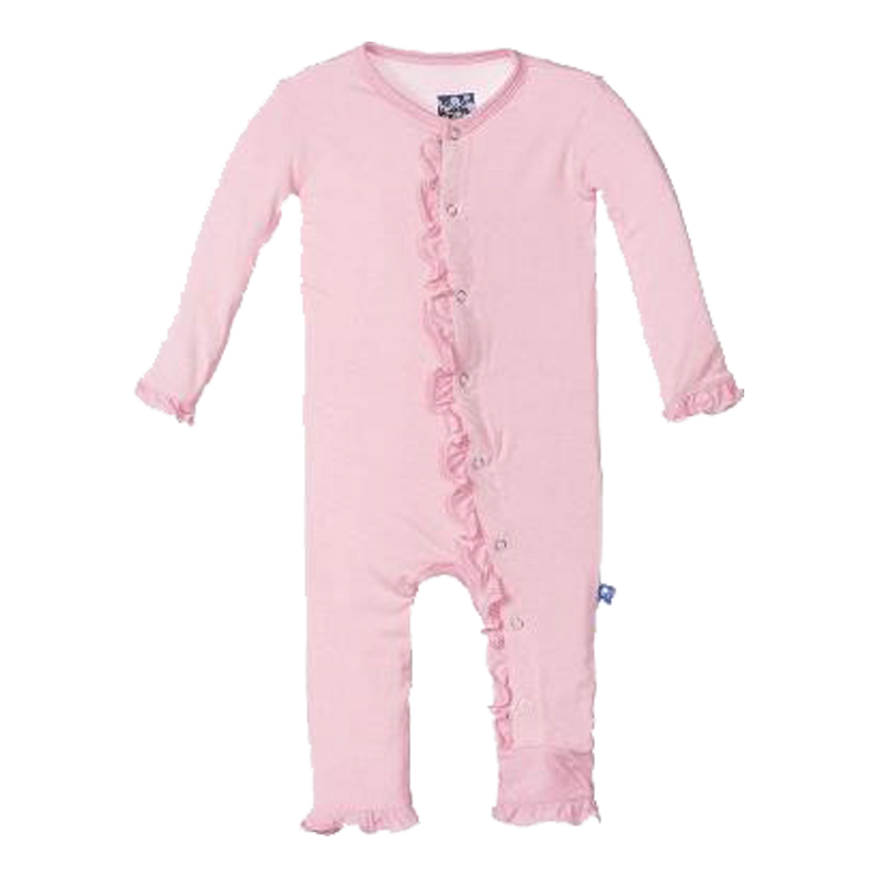 Basic Muffin Ruffle Coverall with Snaps