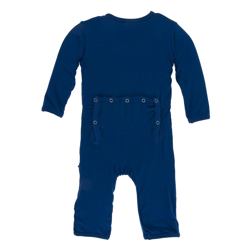 Solid Coverall with Zipper