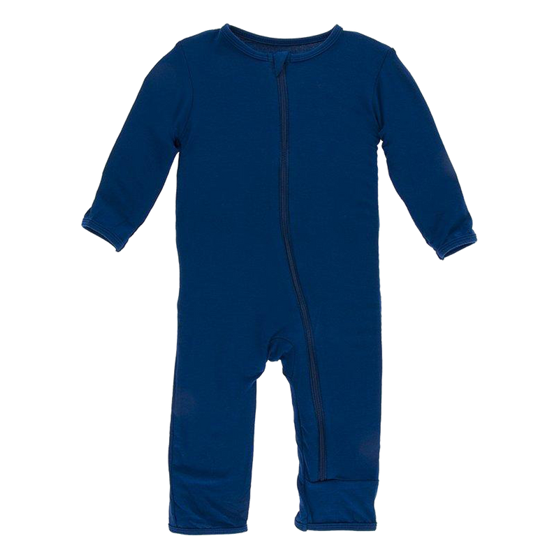 Solid Coverall with Zipper