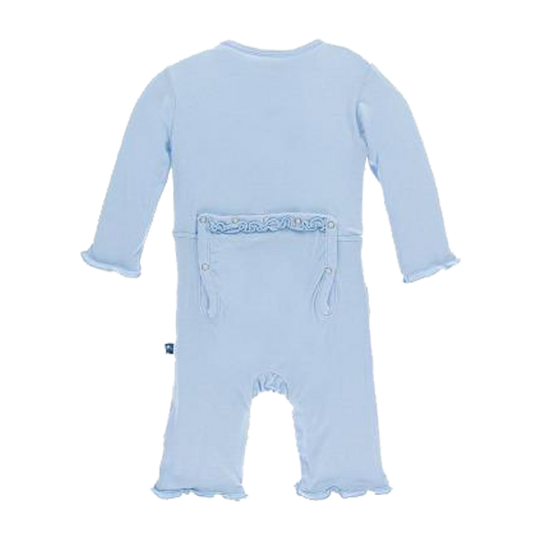 Basic Muffin Ruffle Coverall with Snaps
