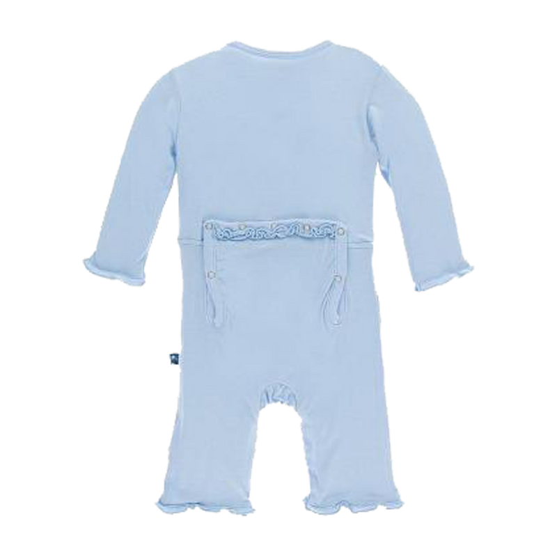 Basic Muffin Ruffle Coverall with Snaps