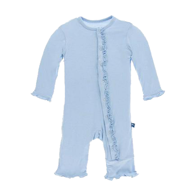Basic Muffin Ruffle Coverall with Snaps