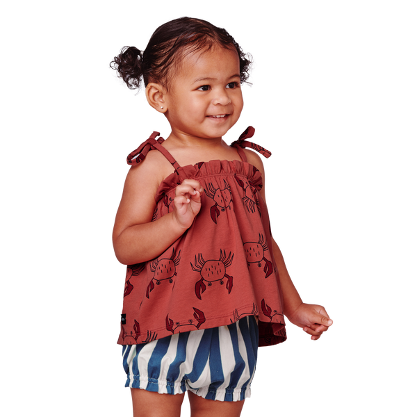 Tie-Shoulder Strap Baby Set