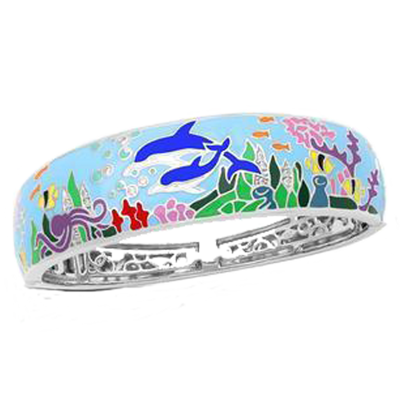Dolphin Blue Bangle