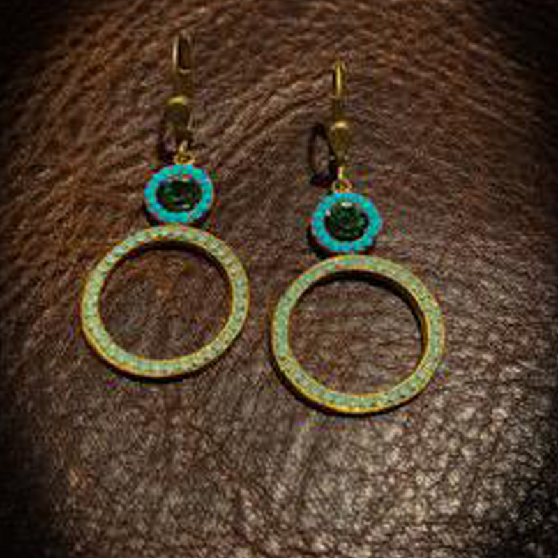 Double Circle Earrings