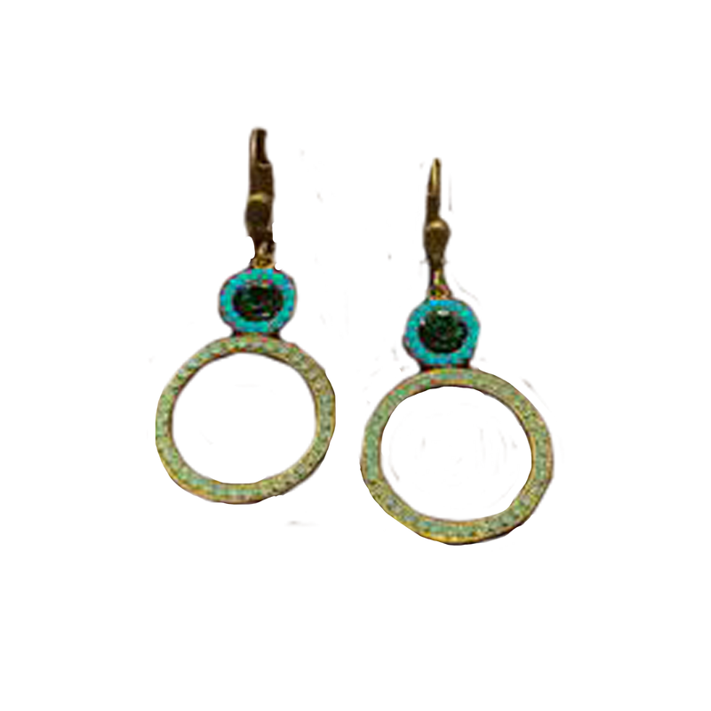 Double Circle Earrings