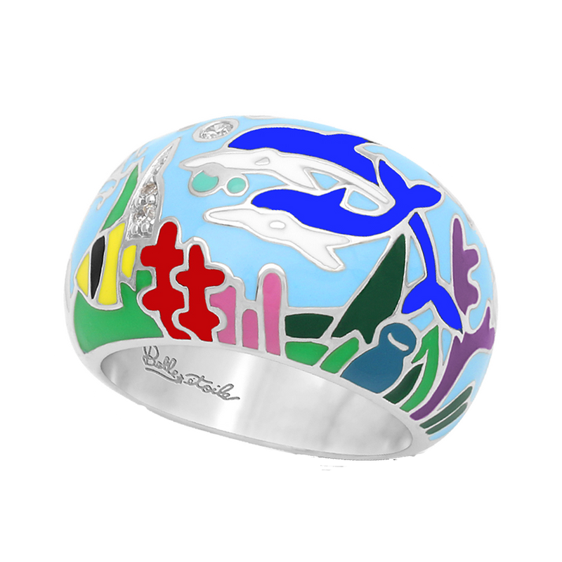 Dolphin Blue Ring