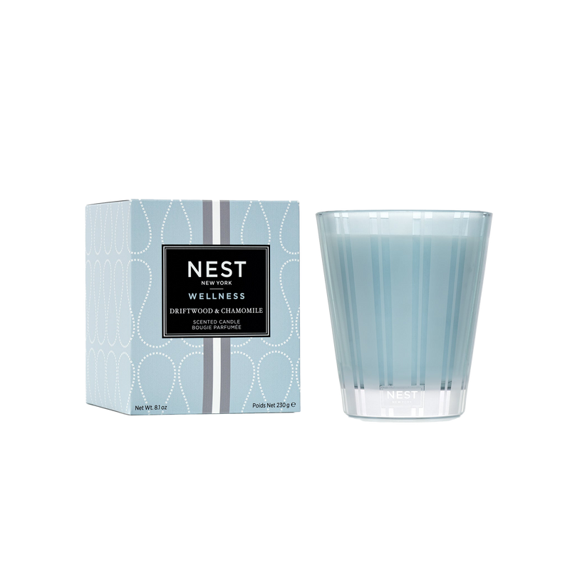 Driftwood & Chamomile Wellness Classic Candle