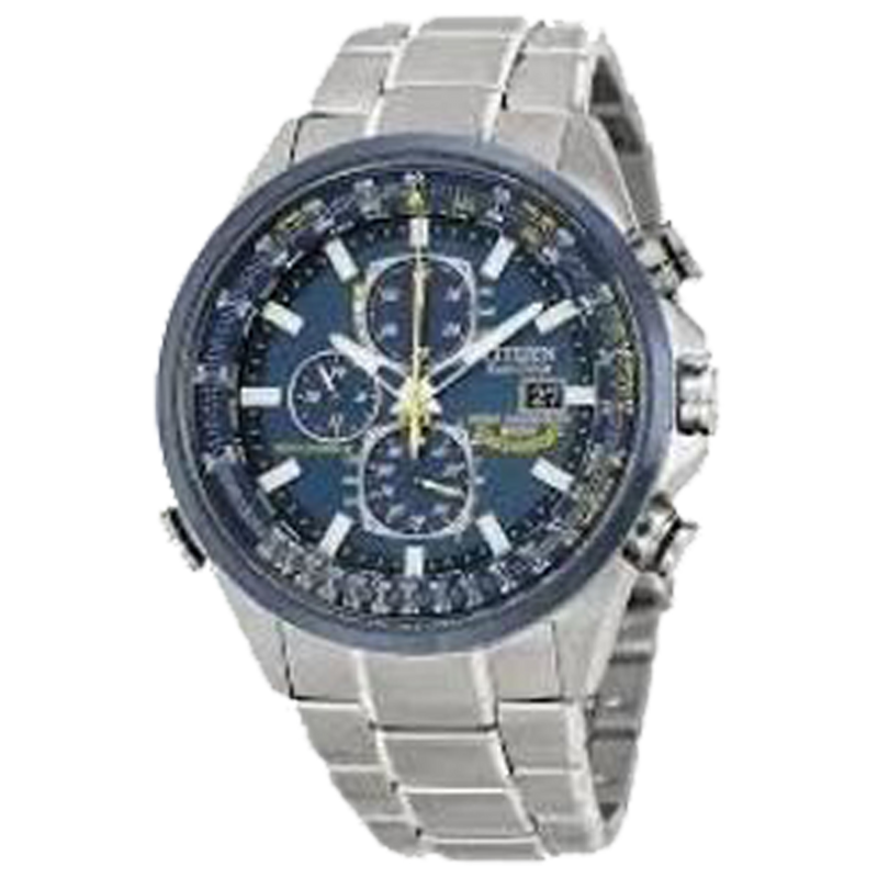 CITIZEN MEN ECO WR200 SSTB BRAC BLUE