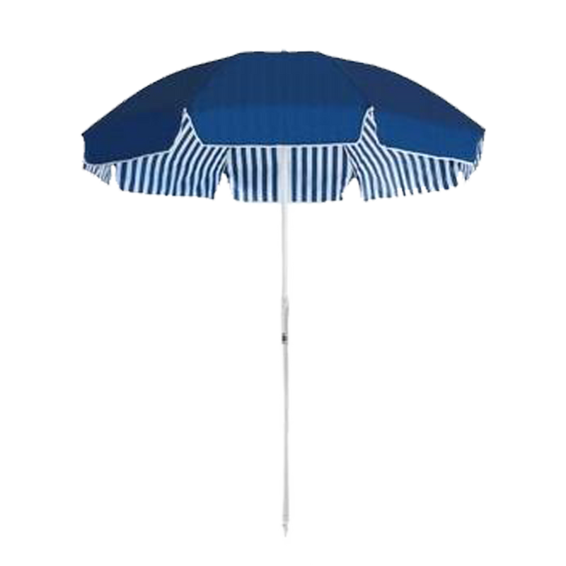 FAMILY BEACH UMBRELLA - NAVY STRIPE