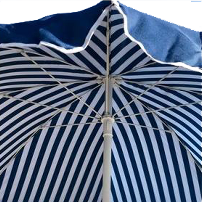 FAMILY BEACH UMBRELLA - NAVY STRIPE