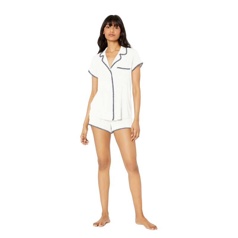 Frida Whip Stitch Short PJ Set