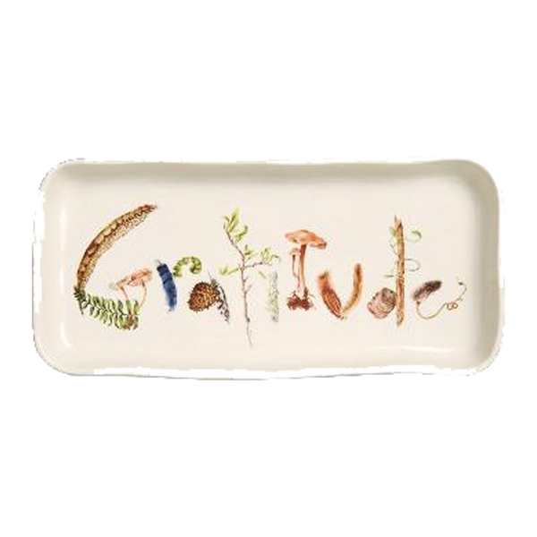 Forest Walk 10.5" Gratitude Gift Tray