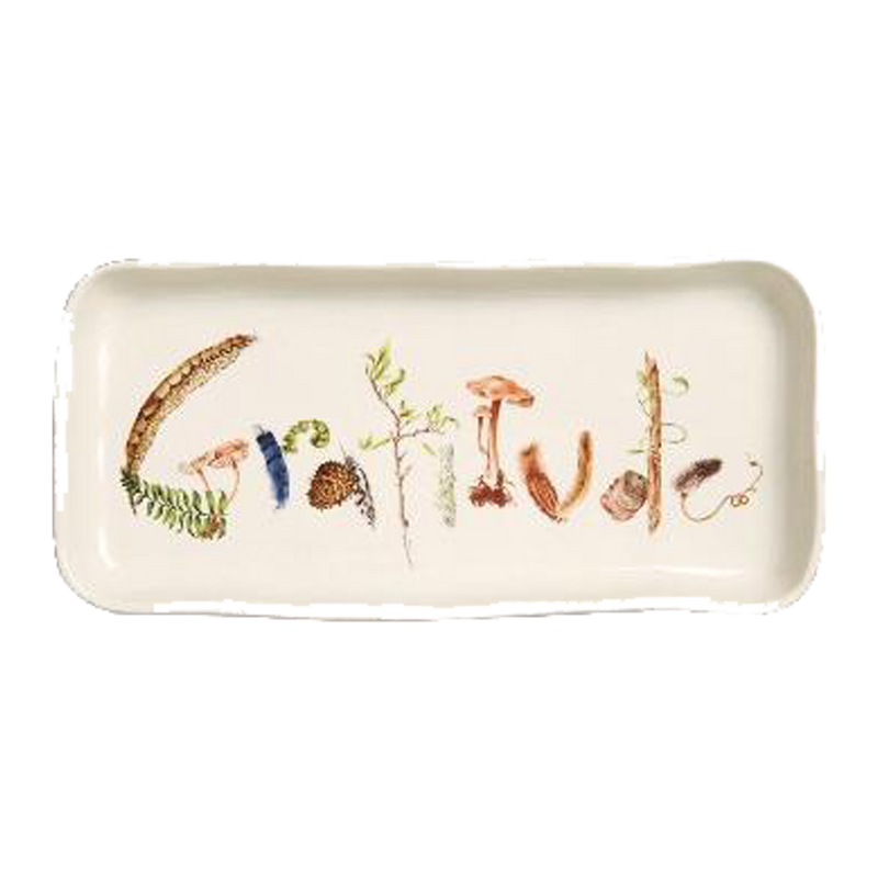 Forest Walk 10.5" Gratitude Gift Tray