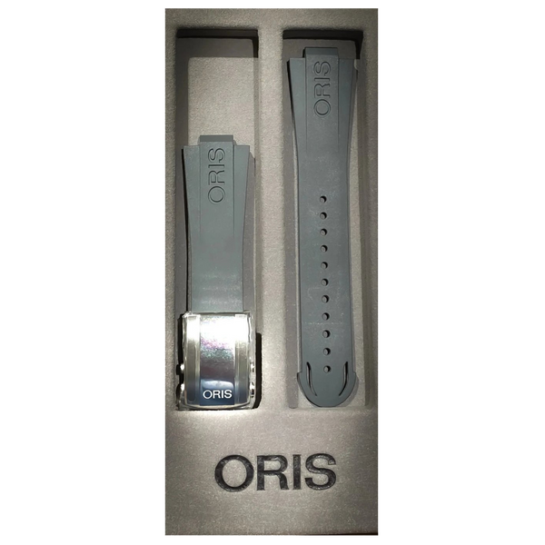 ORIS GREY RUBBER BRACELET