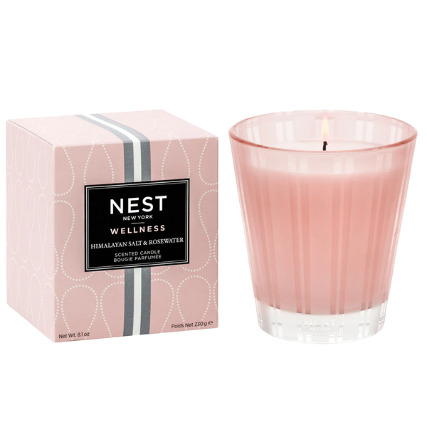 Himalayan Salt & Rosewater Wellness Classic Candle
