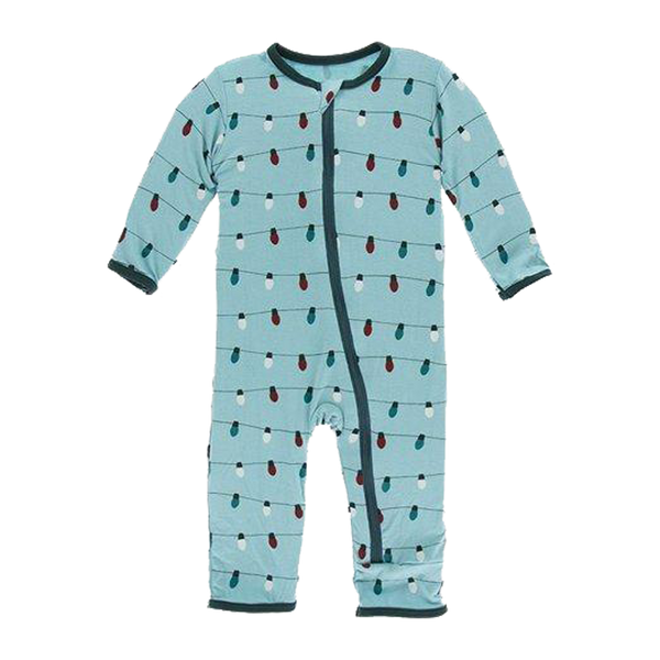 Holiday Lights Coverall with Zipper