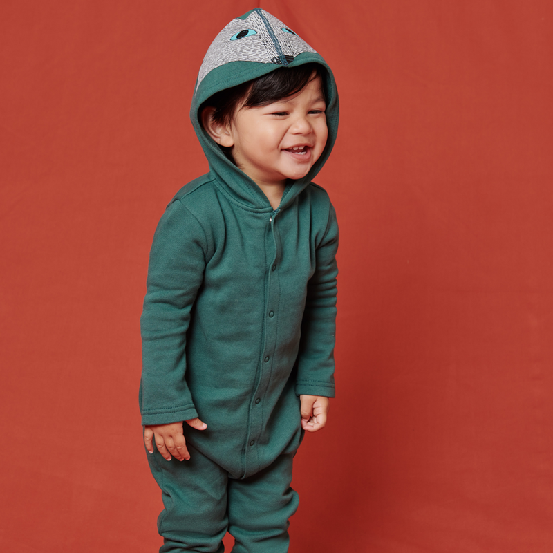 Howl Cute Hooded Baby Romper