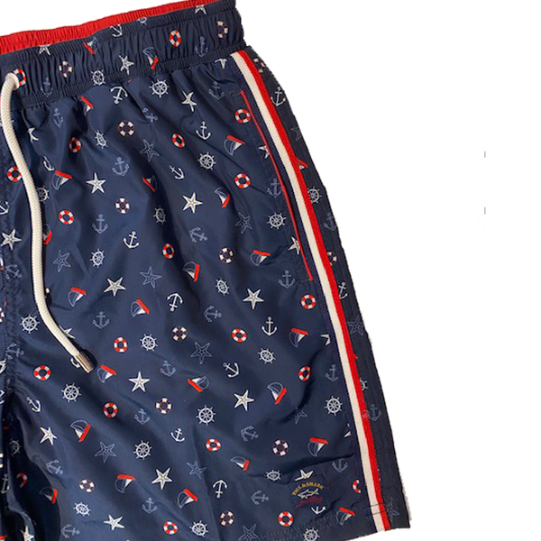 Navy Swim Trunks