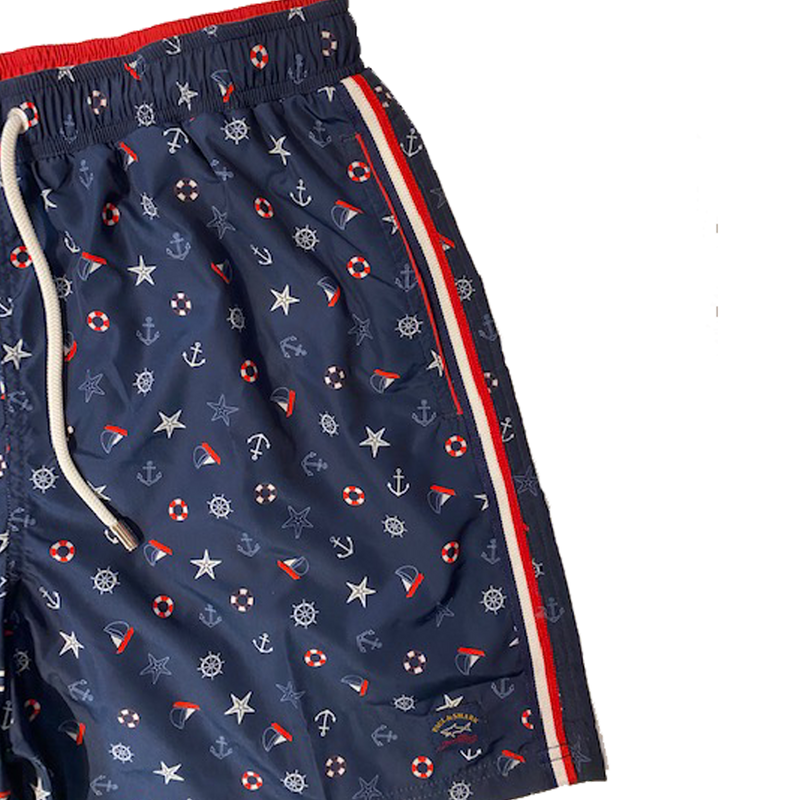Navy Swim Trunks