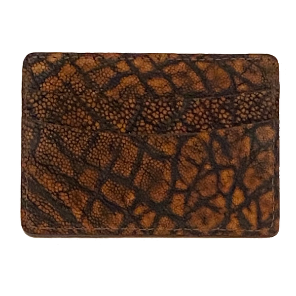 ID/Card Case Genuine Elephant Cognac
