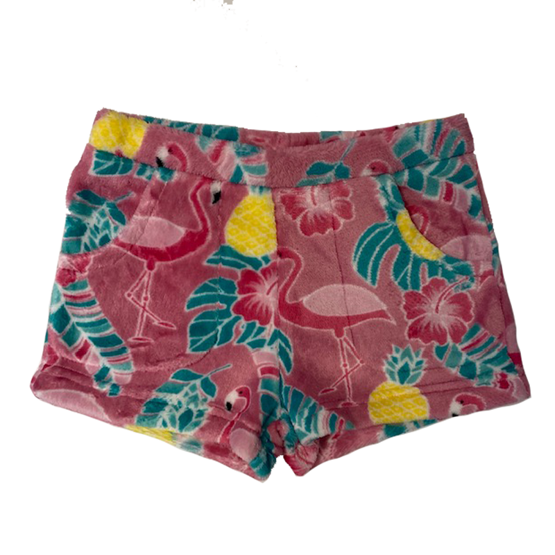 Flamingo Fleece Shorts