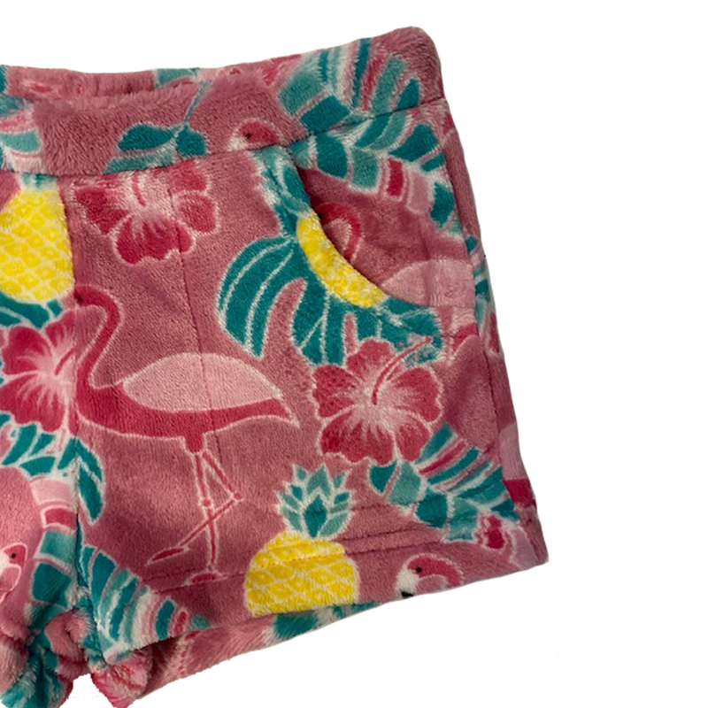 Flamingo Fleece Shorts