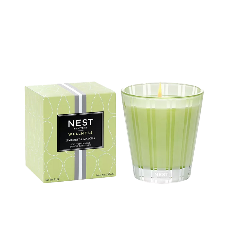 Wellness Lime Zest & Matcha Classic Candle