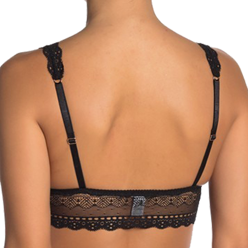 Lucie Highline Bralette Black