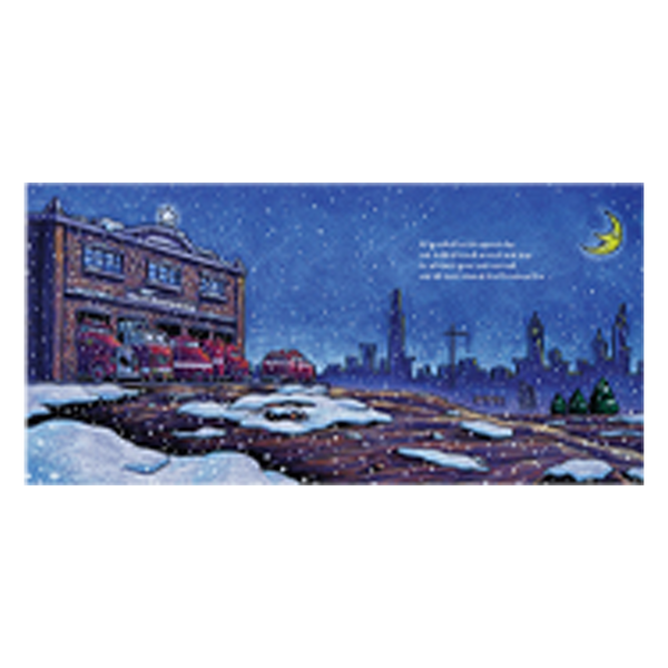 Construction Site on Christmas Night - Book