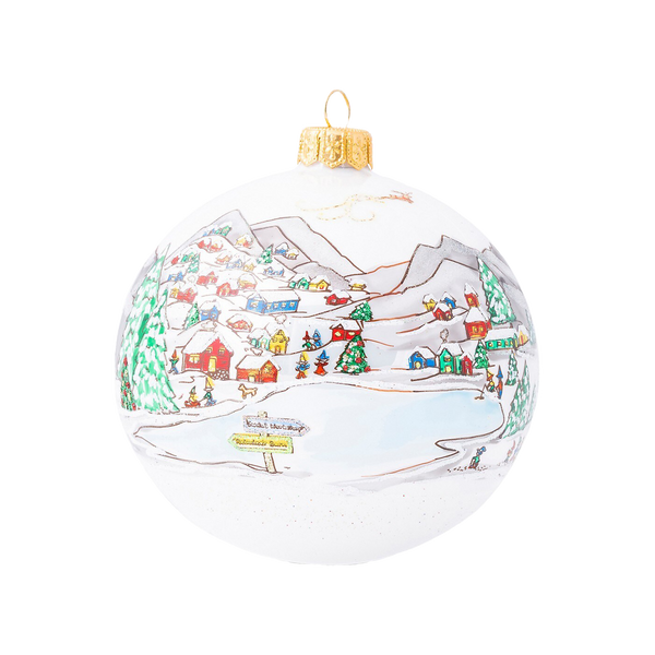 Berry & Thread North Pole Glass Ornament