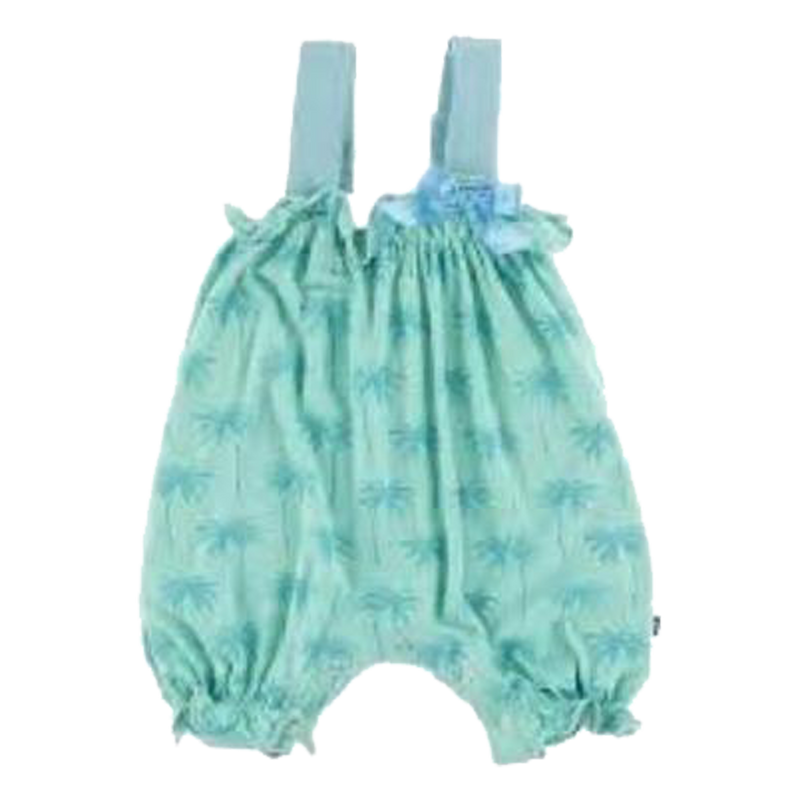 Gathered Romper with Bow
