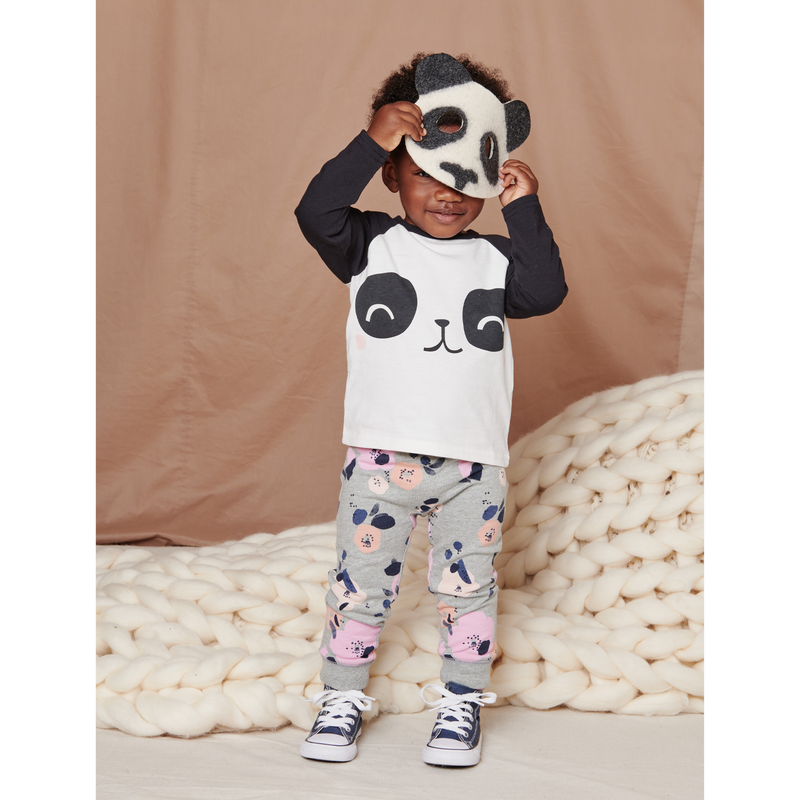 Panda Raglan Baby Tee