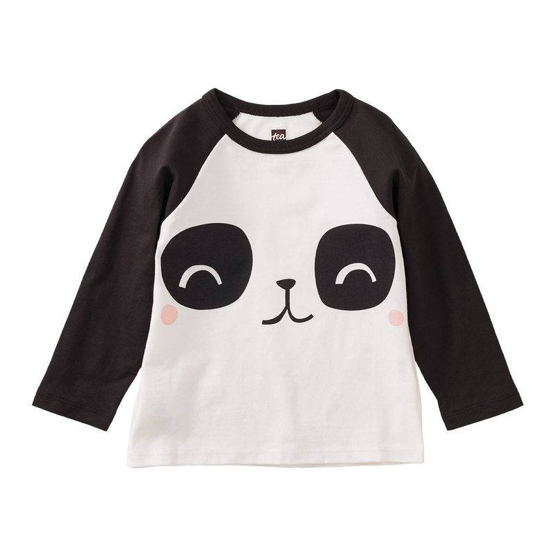 Panda Raglan Baby Tee