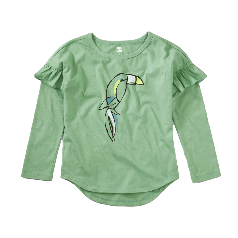 Beak Out Ruffle Tee