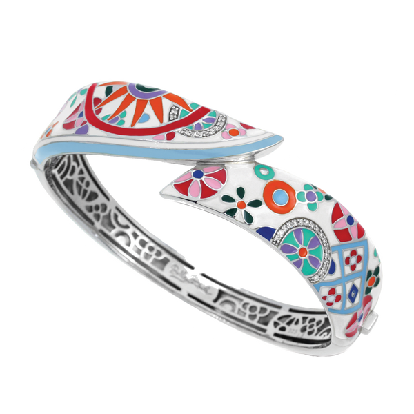 Pashmina White Bangle