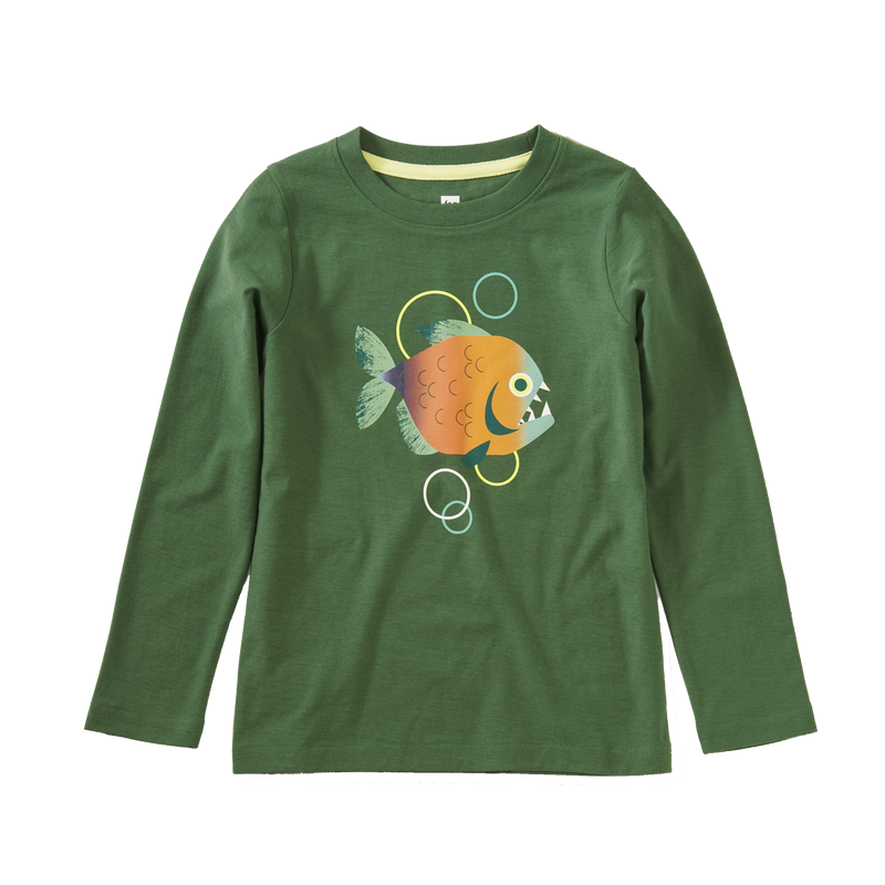 Peaceful Piranha Gradient Tee