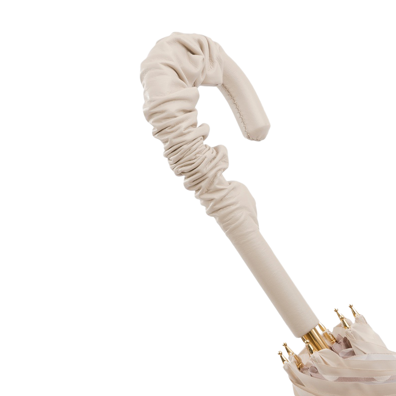 Ivory Polka Dot Umbrella