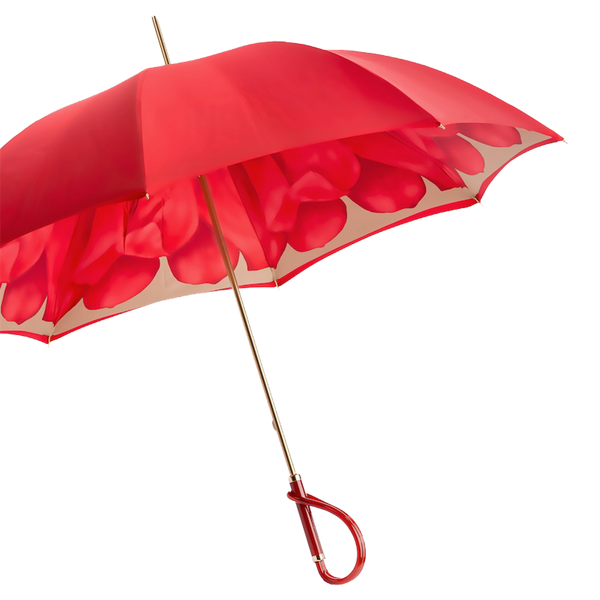 Red Dahlia Umbrella