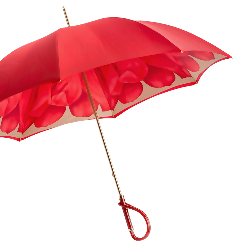 Red Dahlia Umbrella