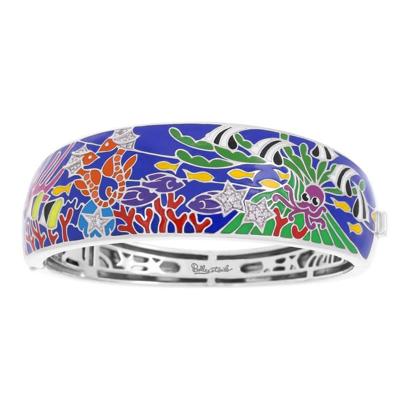 Seahorse Deep Blue Bangle