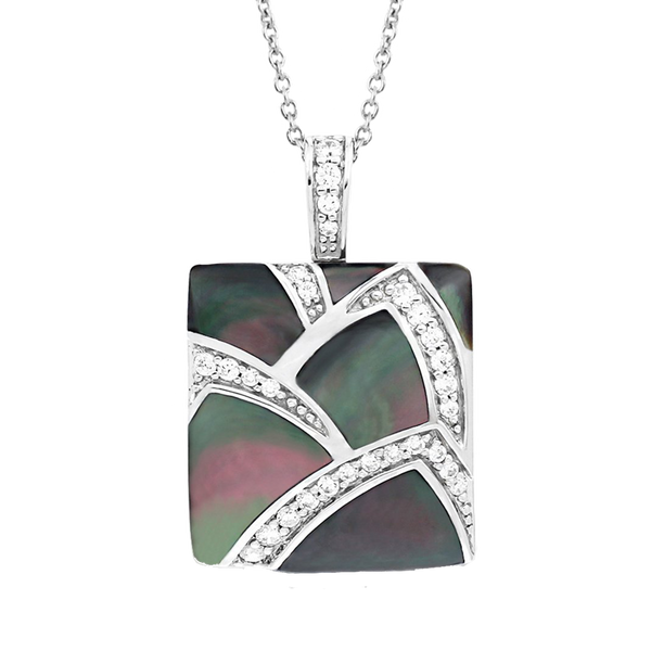 Sirena Mother of Pearl Black Pendant