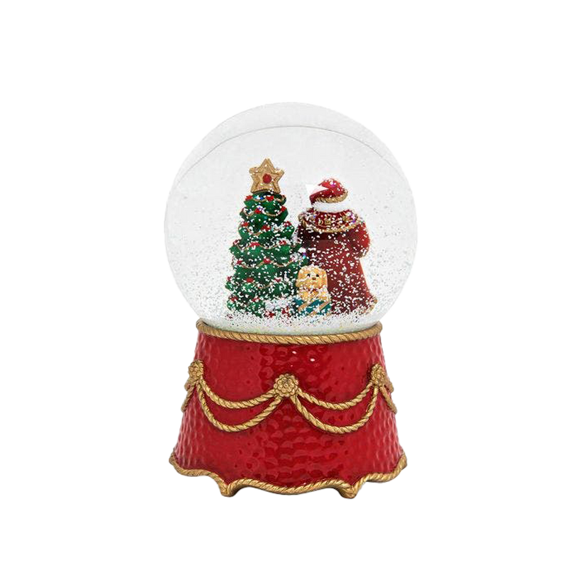 Santa Musical Snowglobe B&T